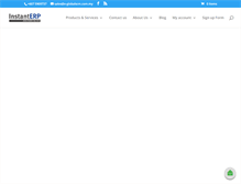 Tablet Screenshot of instant-erp.com